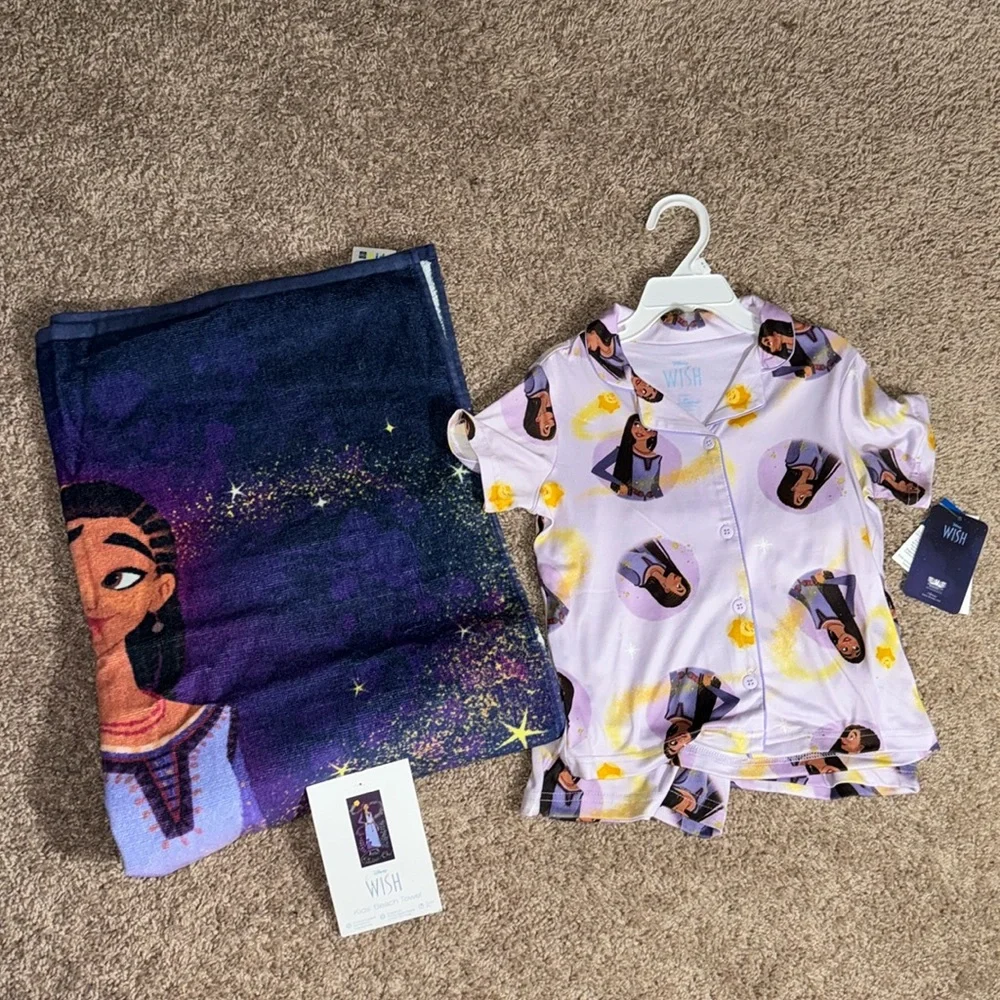 ⭐️Disney Wish Pajama & The Big One Towel